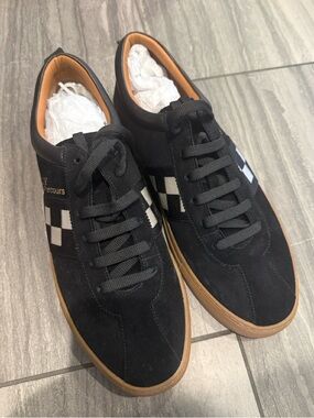 Bally Black Vita Parcours Suede Sneakers